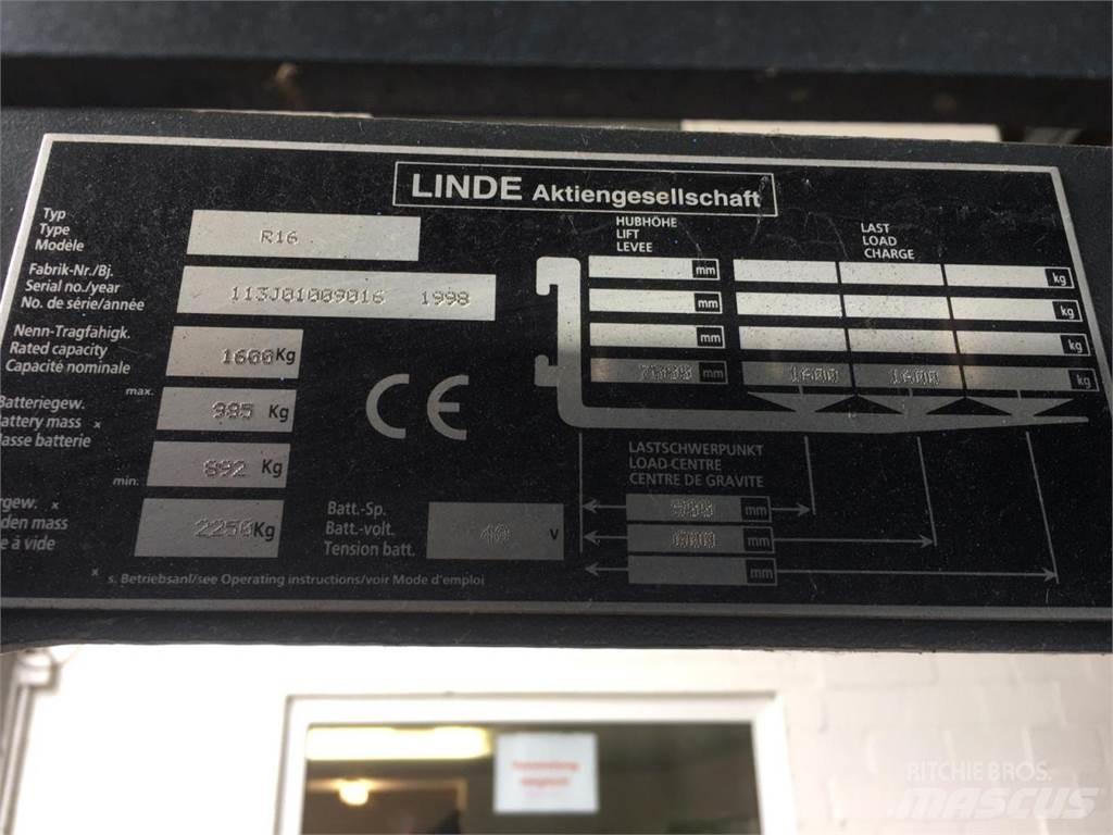 Linde R16 Gaffeltrucks - andre