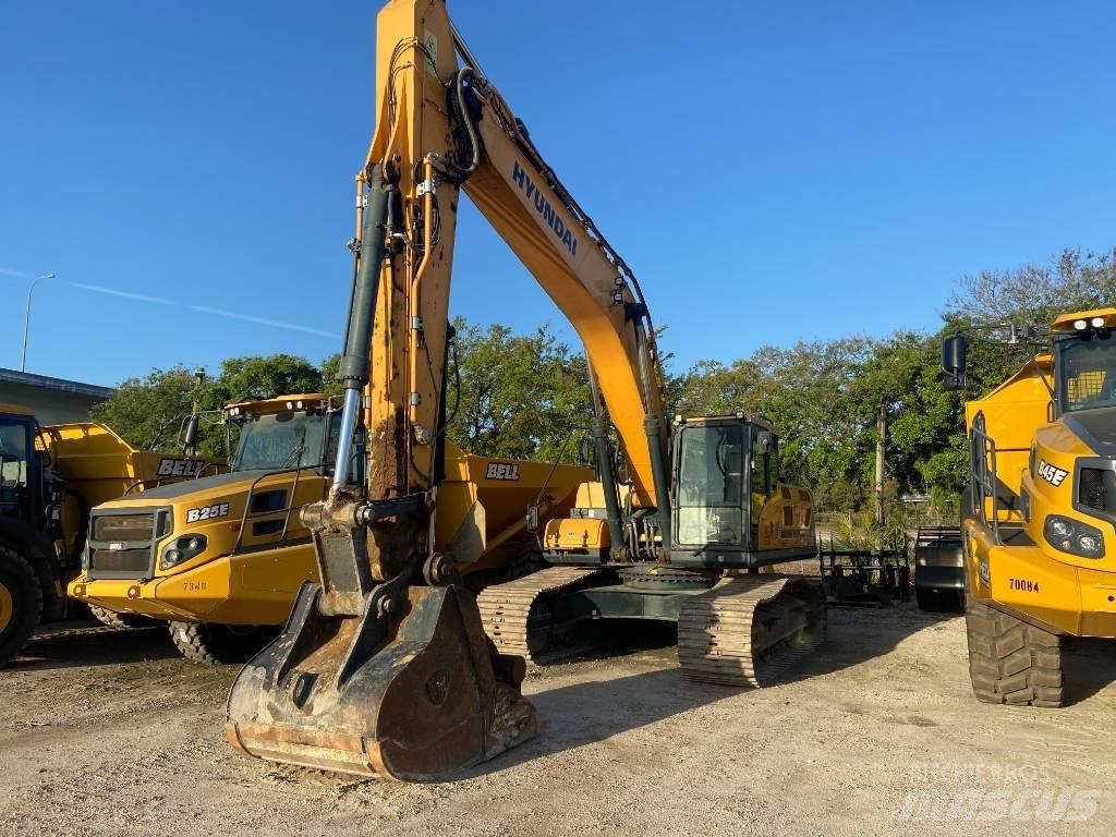 Hyundai HX330L Gravemaskiner på larvebånd