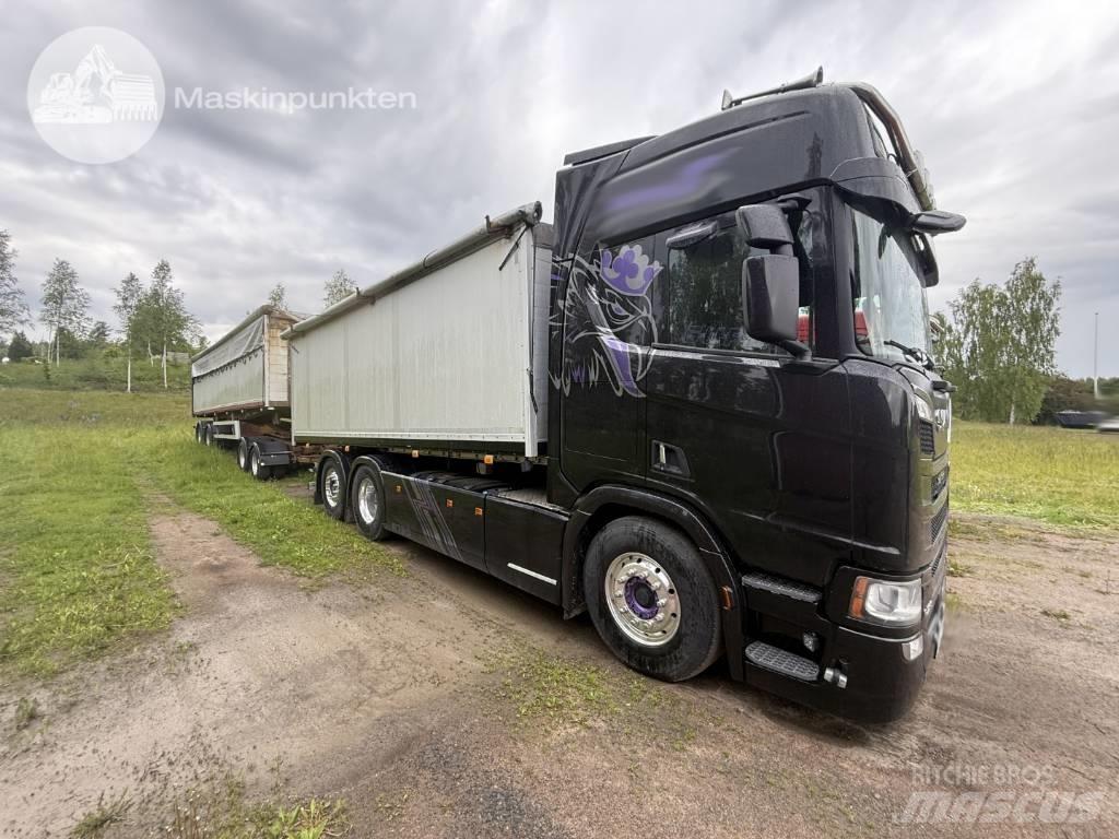 Scania R 730 EKIPAGE Lastbiler med tip