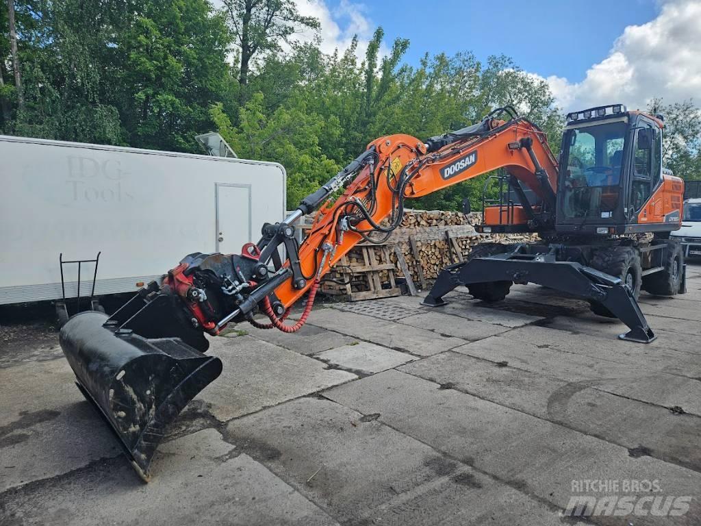 Doosan DX 160 W Gravemaskiner på hjul