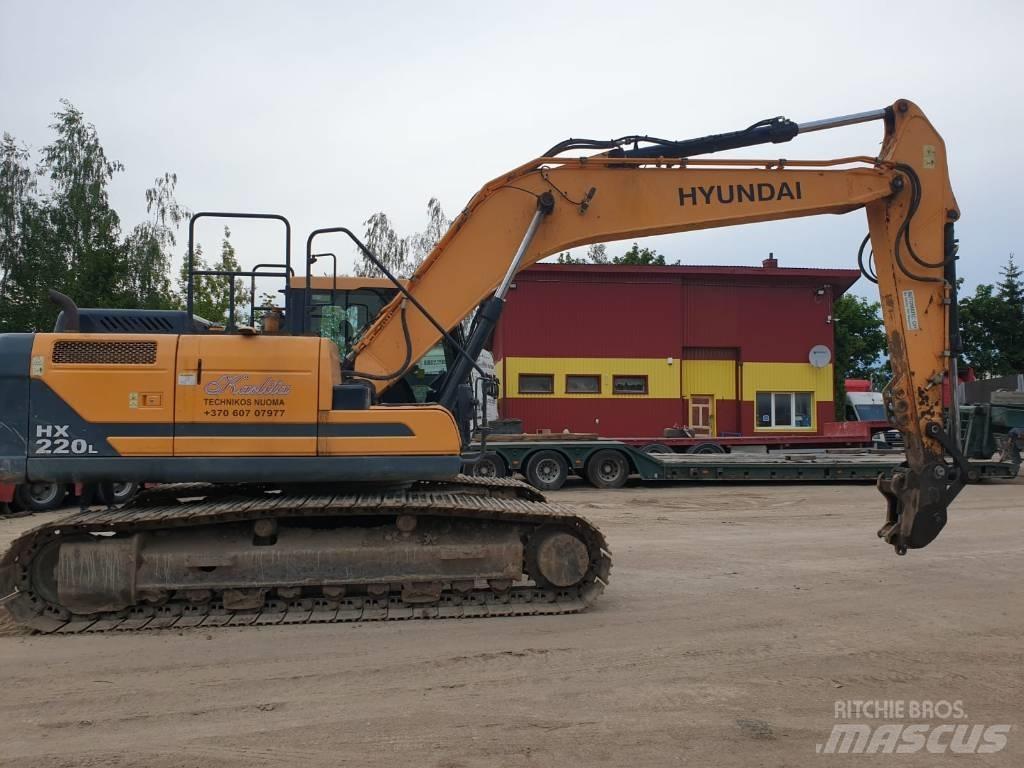 Hyundai HX 220 L Gravemaskiner på larvebånd