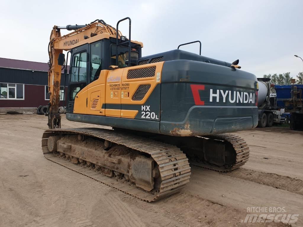 Hyundai HX 220 L Gravemaskiner på larvebånd