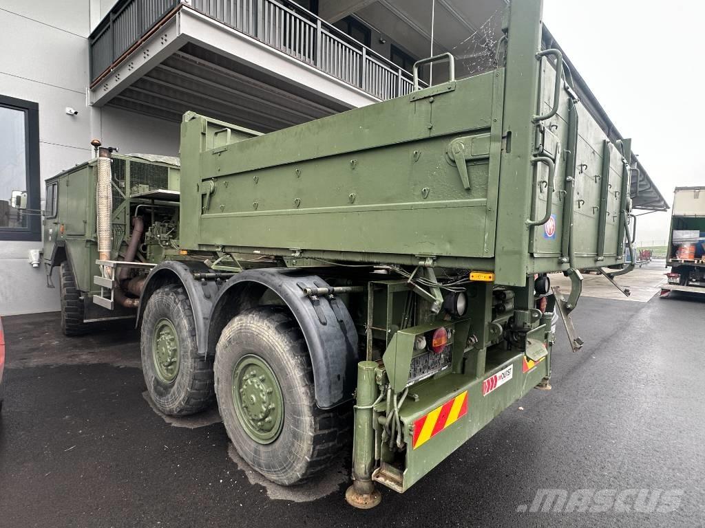 ÖAF S-LKW Flatbed lastbiler med spil