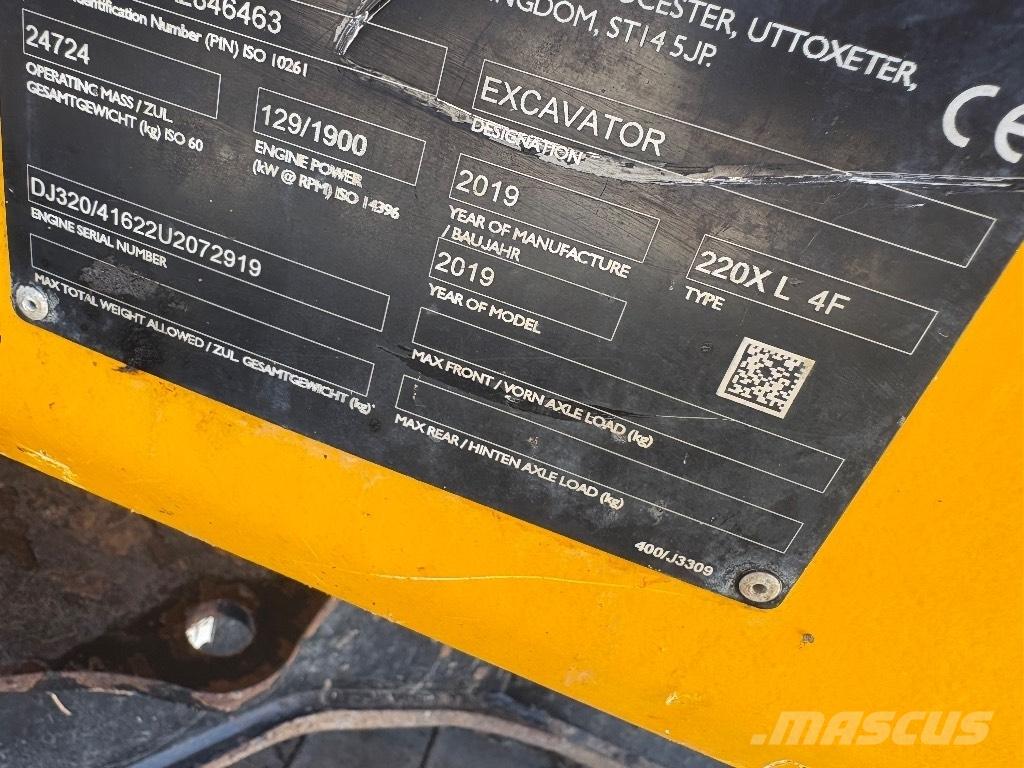 JCB 220X Gravemaskiner på larvebånd