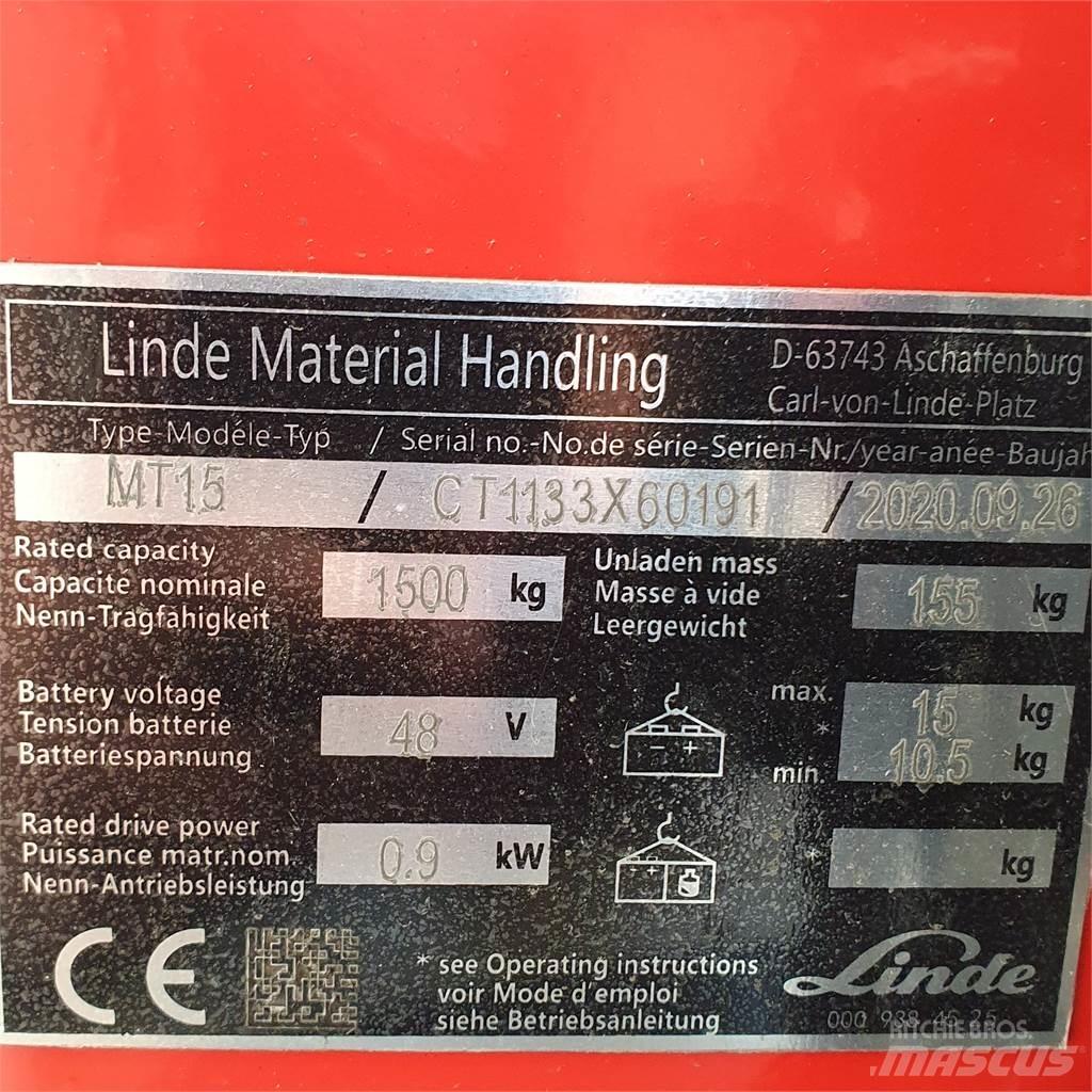 Linde MT15 El-palleløftere