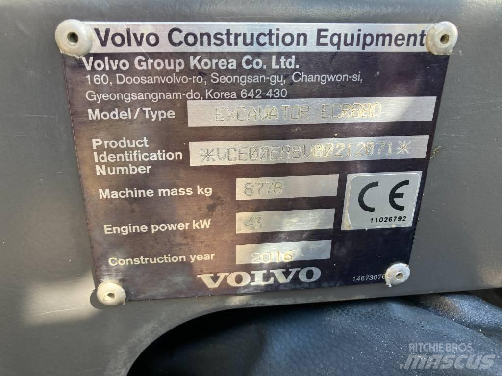 Volvo ECR 88 D Midi-gravemaskiner 7t - 12t