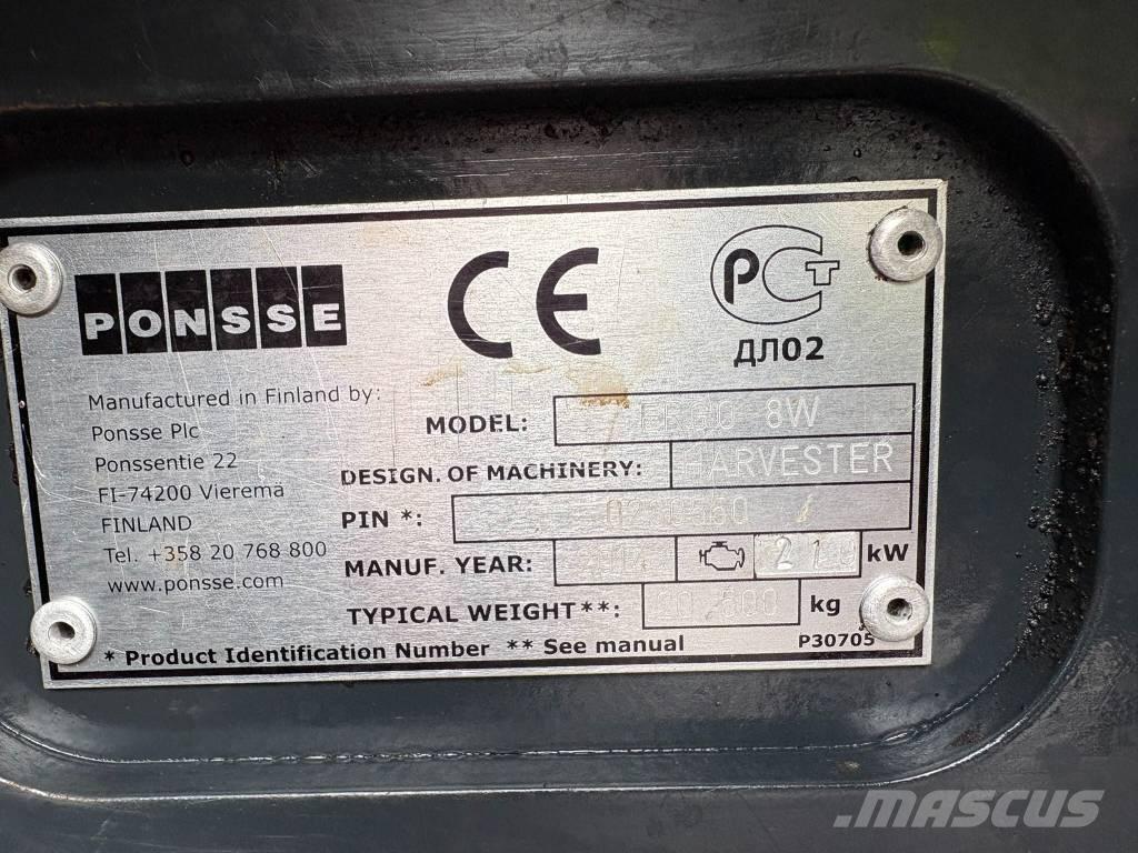 Ponsse Ergo 8W Skovningsmaskiner