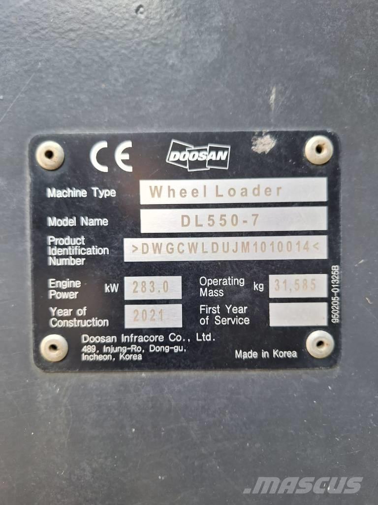 Doosan DL550-7 Læssemaskiner på hjul