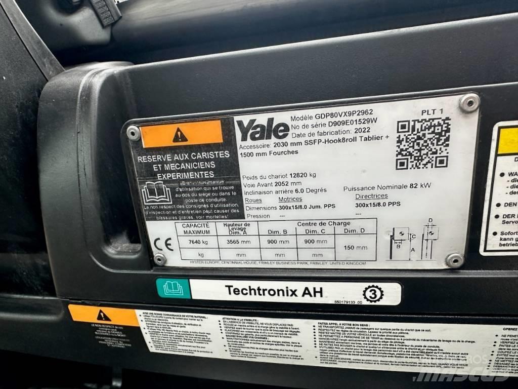 Yale gdp80vx9 Diesel gaffeltrucks