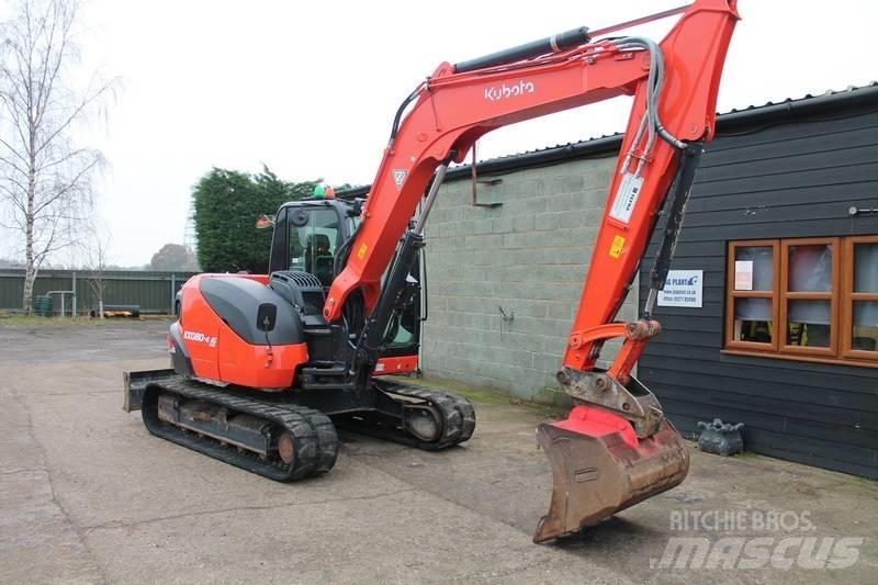 Kubota KX 080-4 Midi-gravemaskiner 7t - 12t