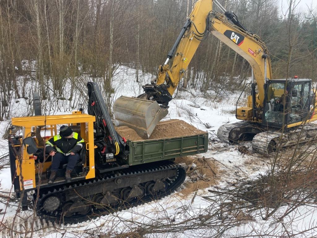 Morooka MST 800 Bælte-tipvogn