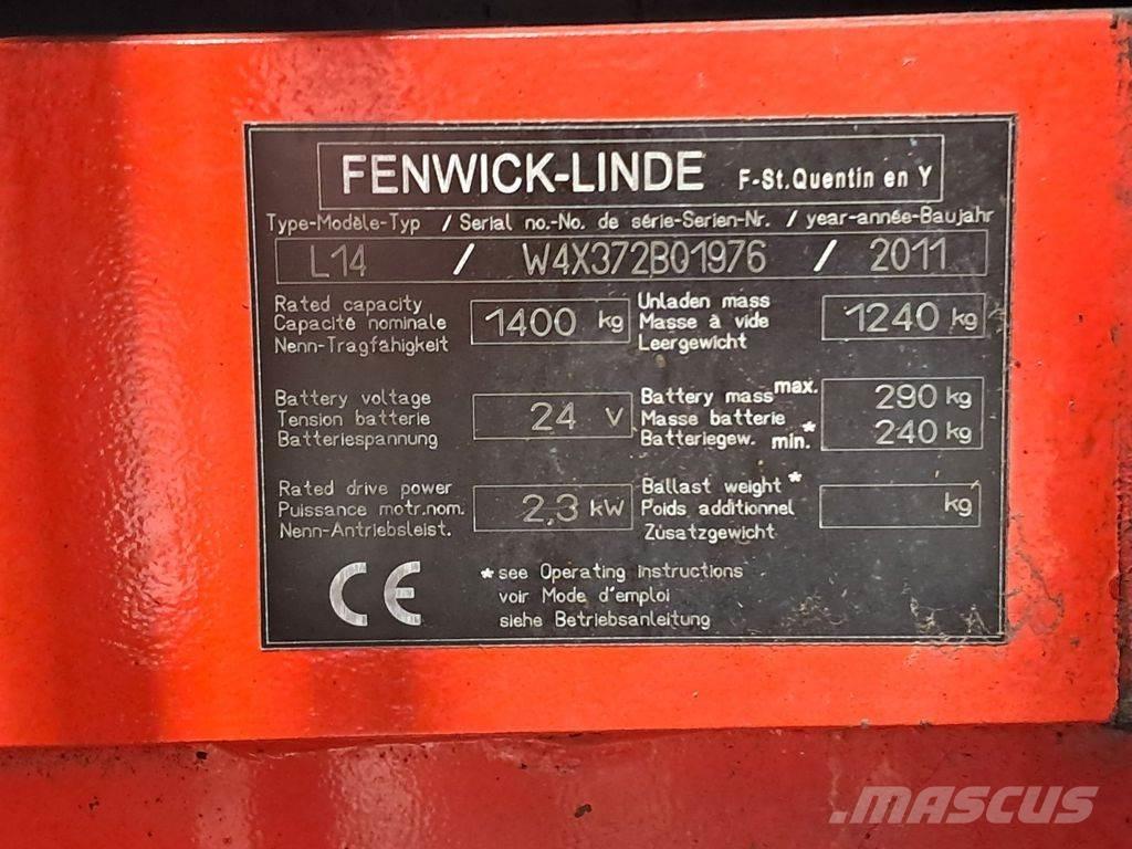 Linde L14 Gaffelstabler med gående fører