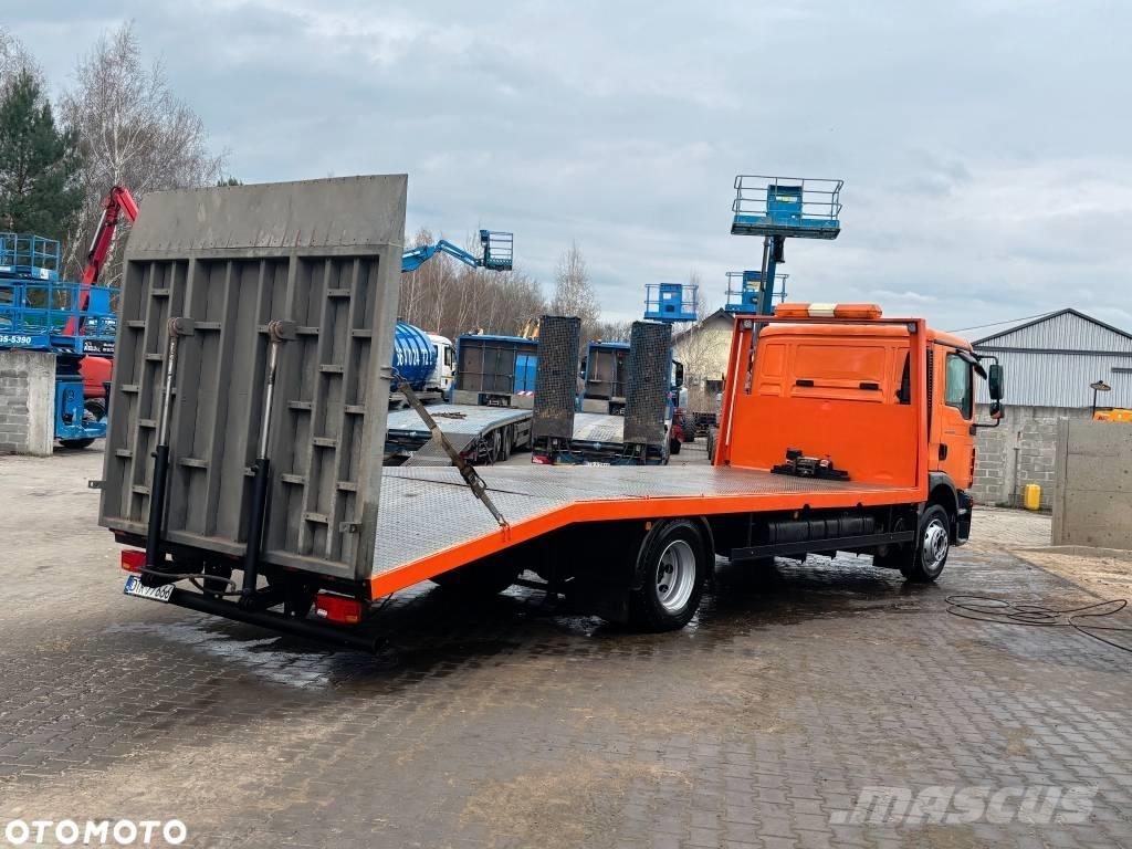 MAN TGM 15.290 Flatbed lastbiler med spil