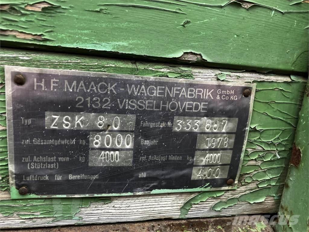  Maack ZSK 80 Anhænger med tip