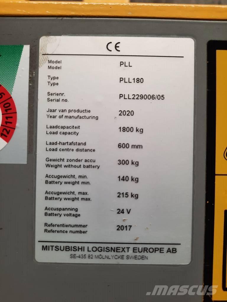 UniCarriers PLL180 El-palleløftere