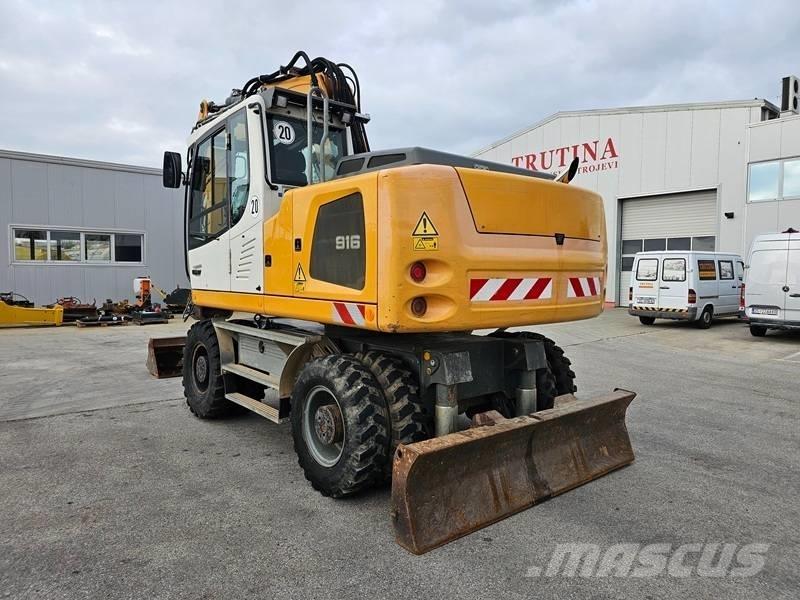 Liebherr A916 Gravemaskiner på hjul