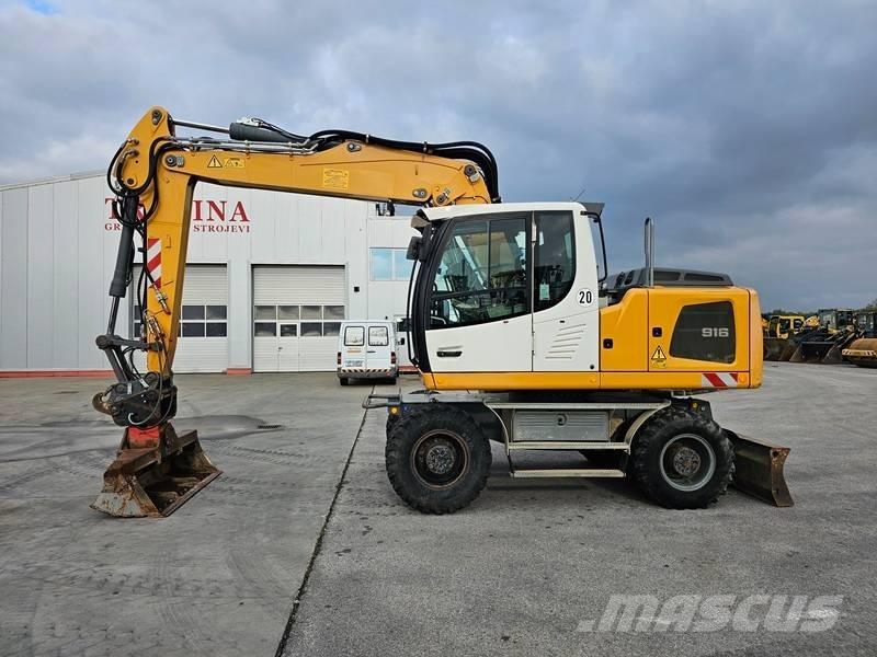 Liebherr A916 Gravemaskiner på hjul