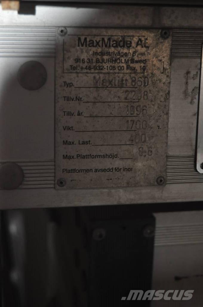  Max Made AB SAXLIFT Trucks - Andet