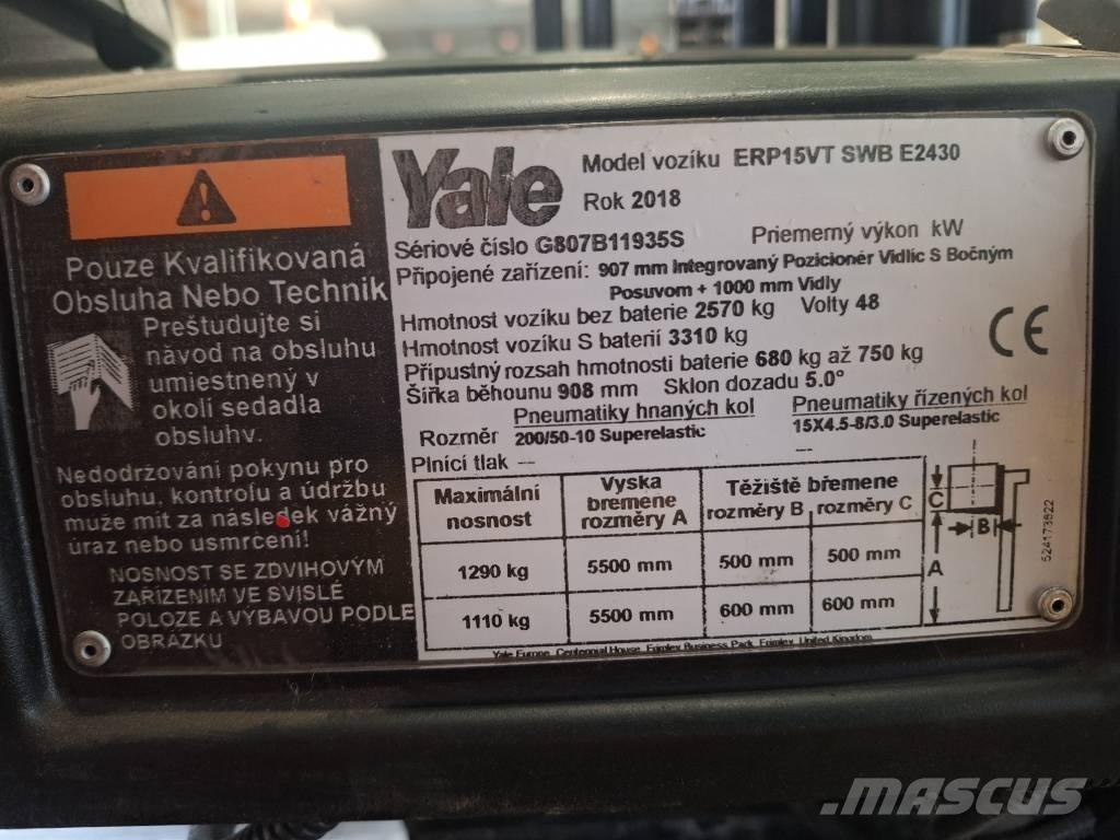 Yale ERP15VT El gaffeltrucks