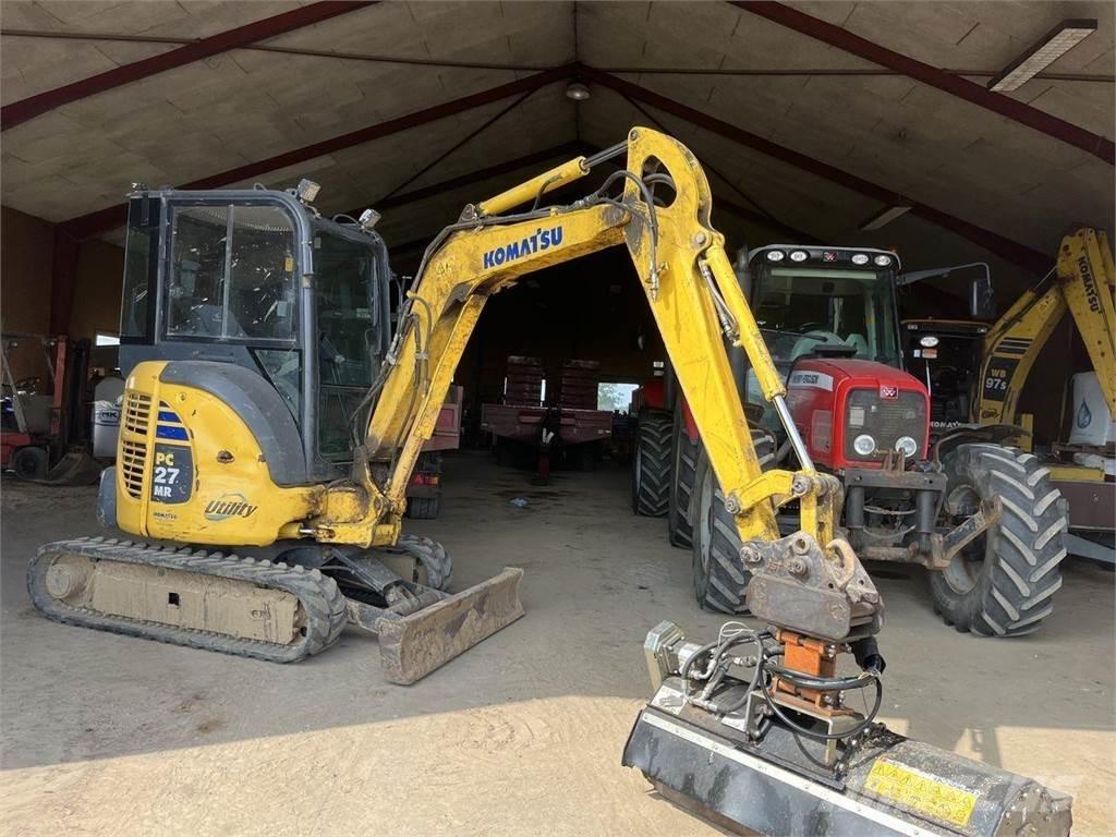 Komatsu PC27MR-2 Gravemaskiner på hjul