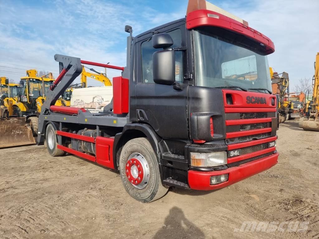 Scania 94 L Lastbiler med containerramme / veksellad