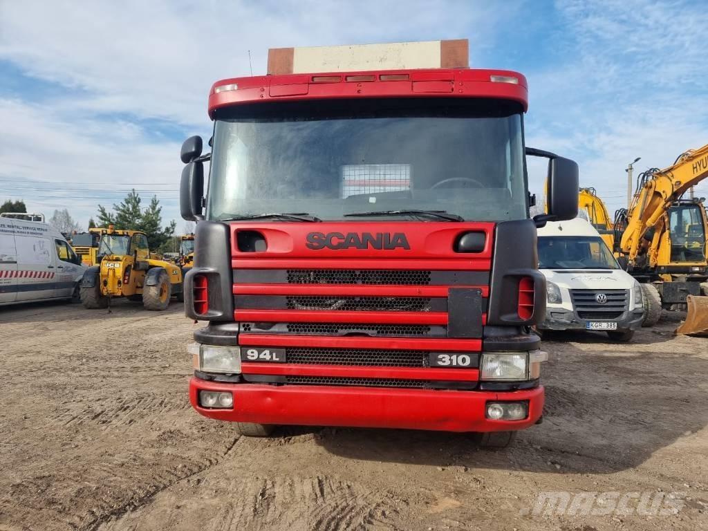 Scania 94 L Lastbiler med containerramme / veksellad
