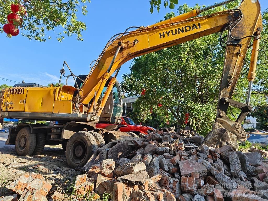 Hyundai Robex 210w-7 Gravemaskiner på hjul