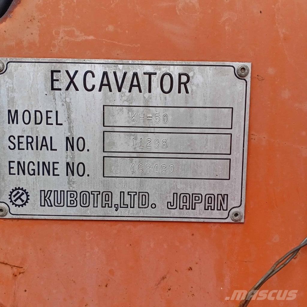 Kubota KH 50 Minigravemaskiner