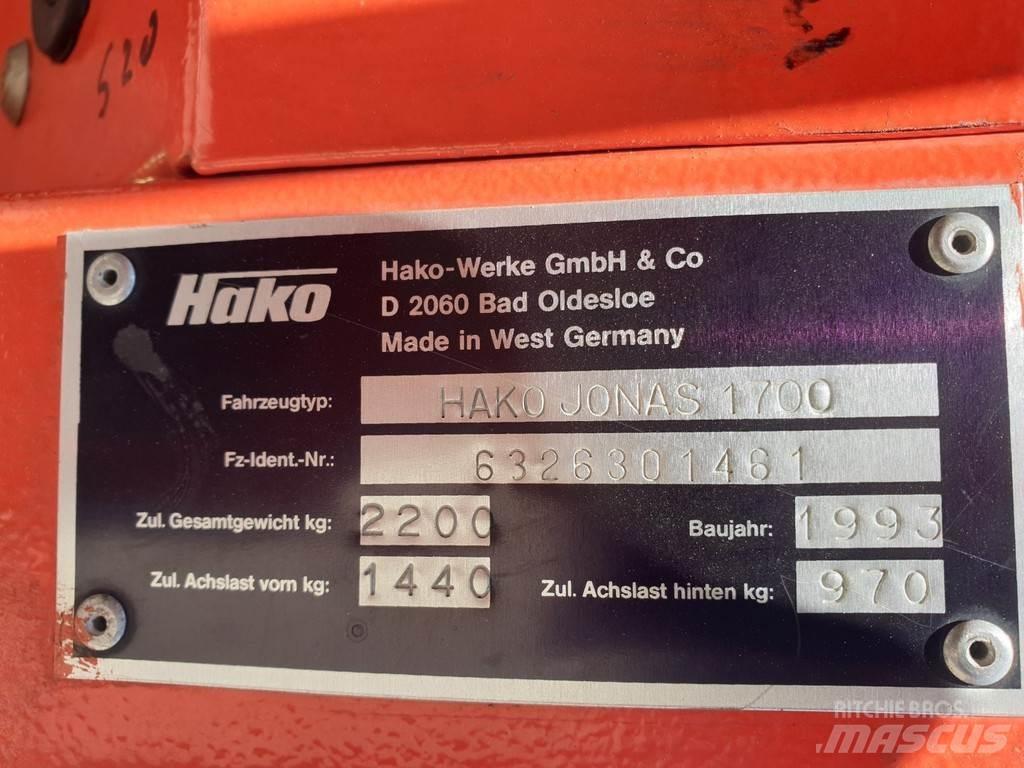 Hako Jonas 1700 Fejemaskiner
