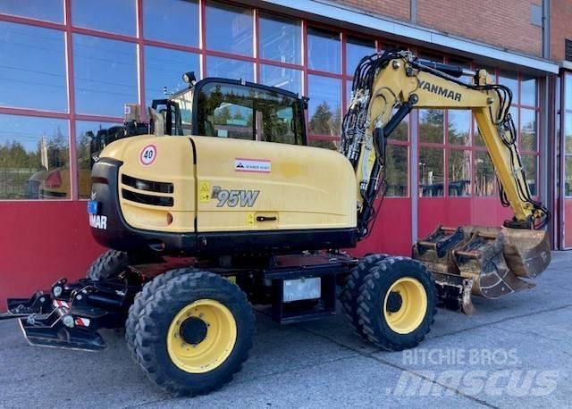 Yanmar B95W Gravemaskiner på hjul