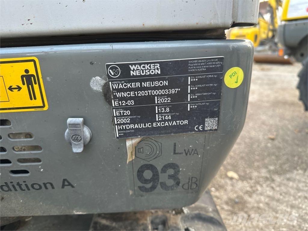 Wacker Neuson ET20 Gravemaskiner på larvebånd
