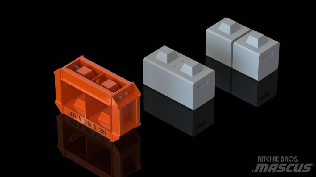  3A Block 180x60x60 Betonudlæggere