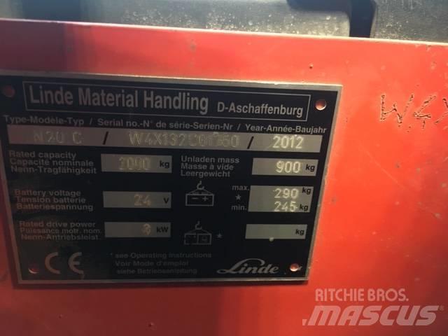 Linde N20C/132 Plukketruck, lav