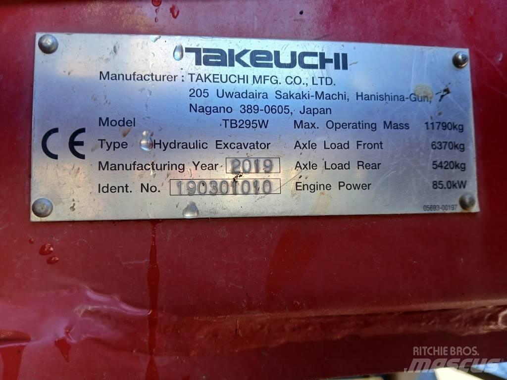Takeuchi TB 295 W Gravemaskiner på hjul