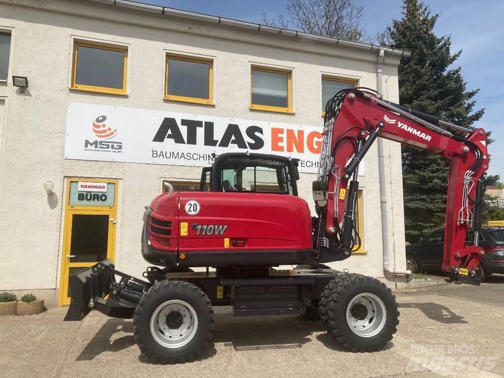 Yanmar B 110 W Gravemaskiner på hjul