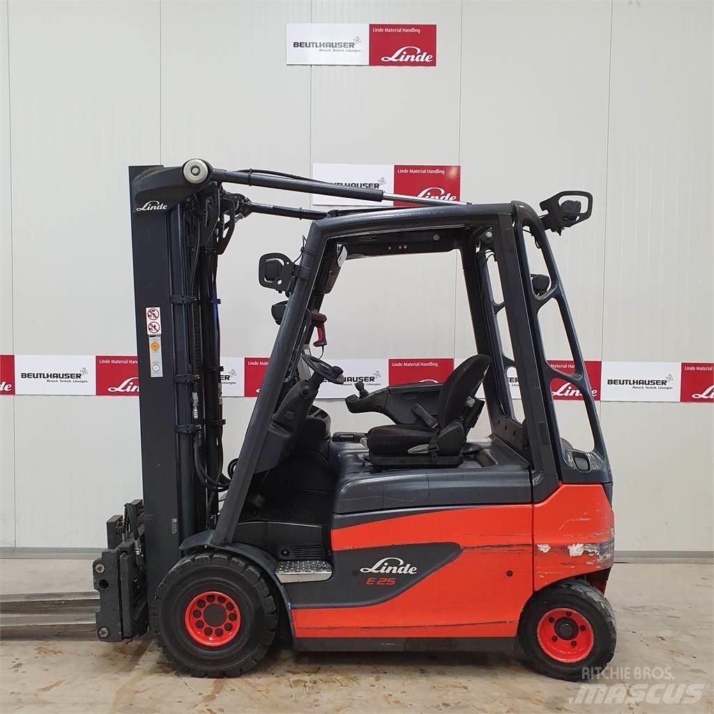 Linde E25 El gaffeltrucks