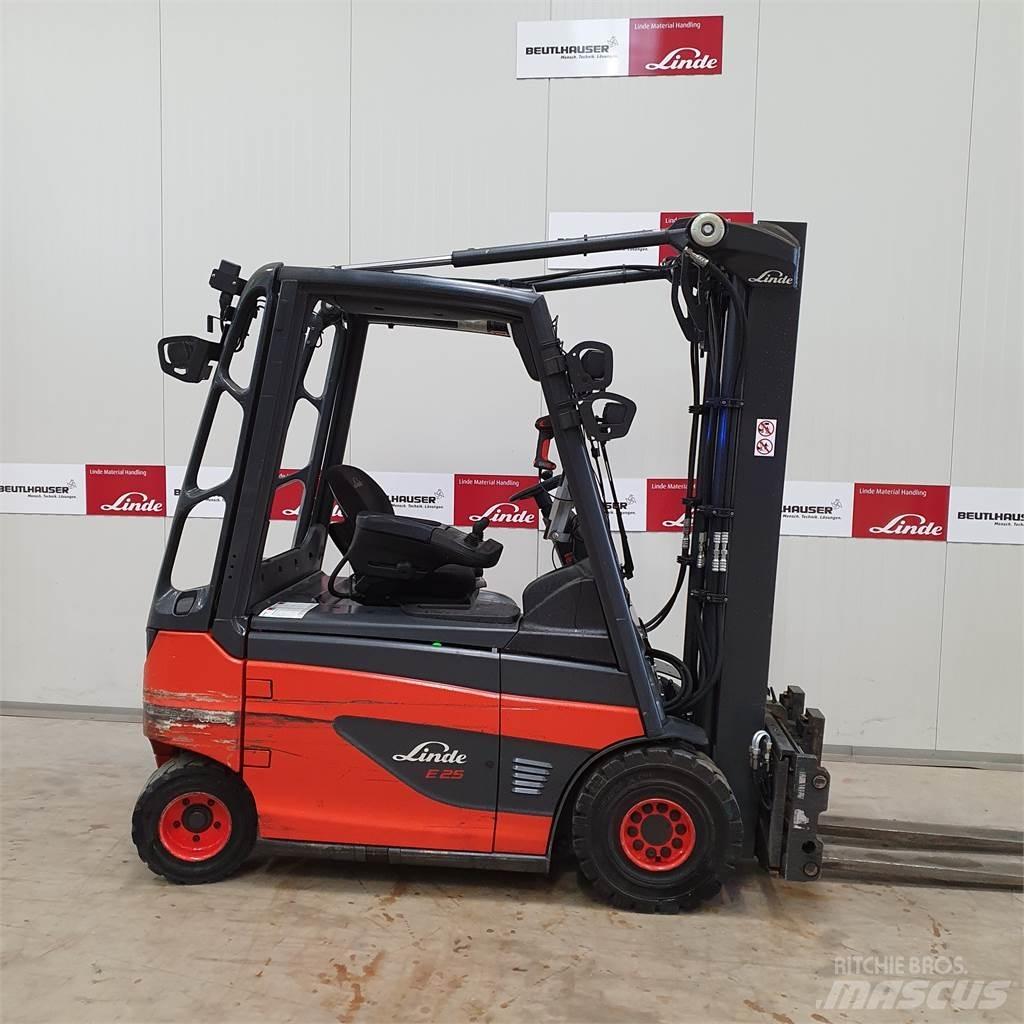 Linde E25 El gaffeltrucks