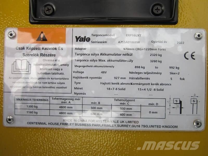 Yale ERP 16 UXT El gaffeltrucks