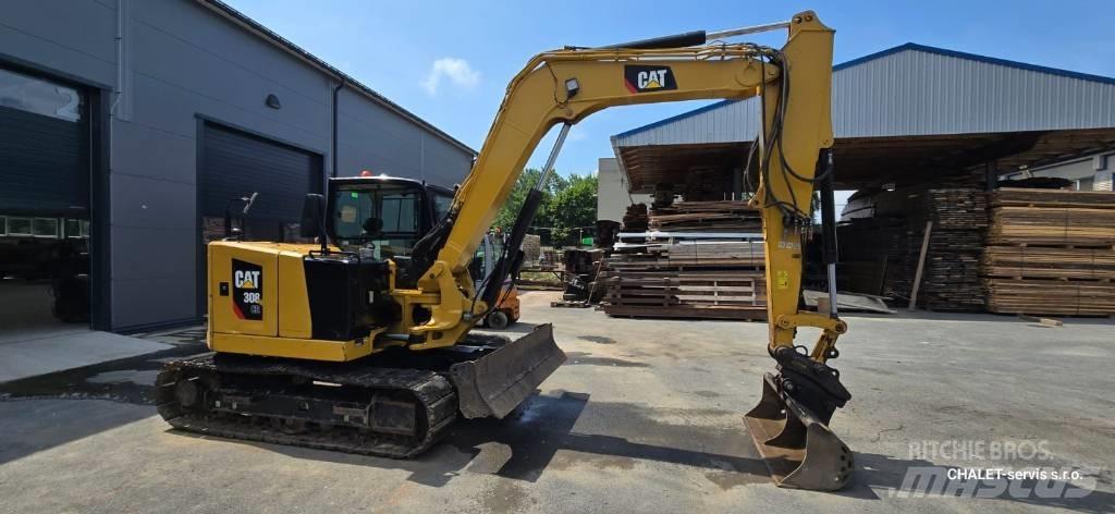 CAT 308 CR Midi-gravemaskiner 7t - 12t