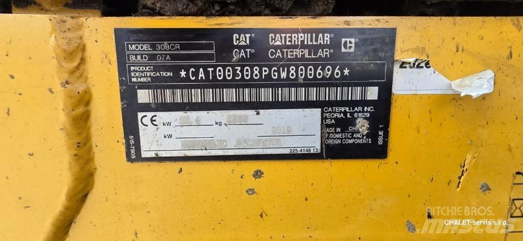 CAT 308 CR Midi-gravemaskiner 7t - 12t