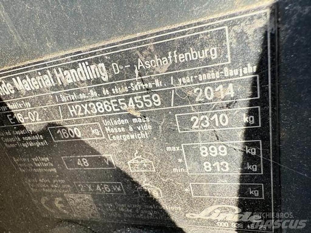 Linde E16-02 Gaffeltrucks - andre