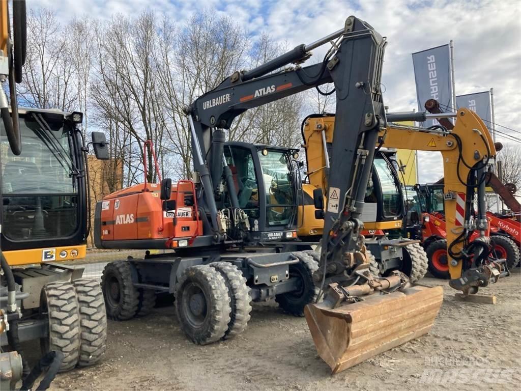 Atlas 160W Gravemaskiner på hjul