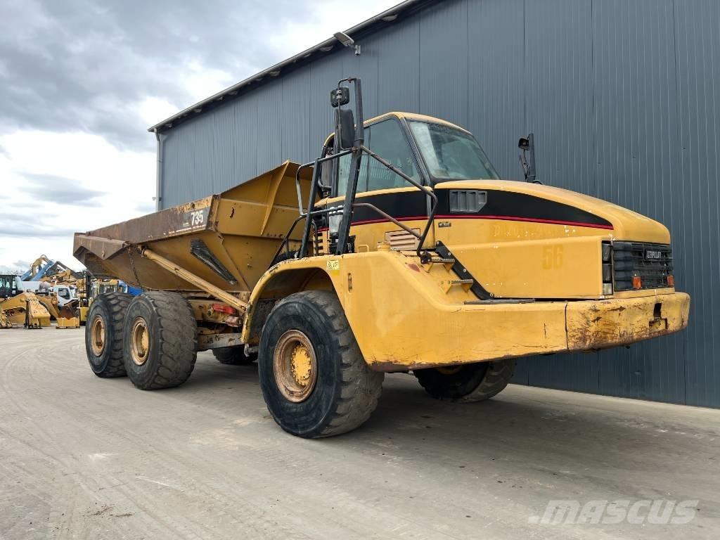 CAT 735 Terrængående lastbiler