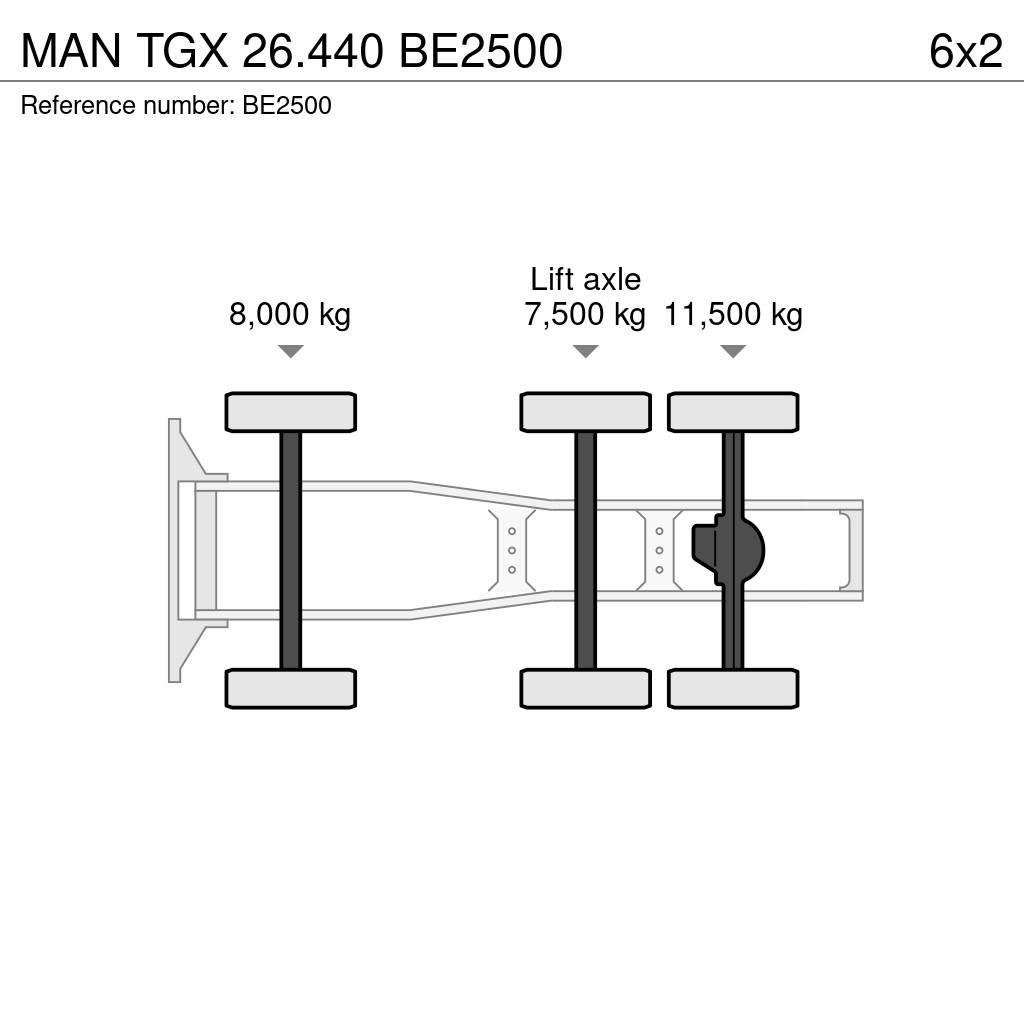 MAN TGX 26.440 Trækkere