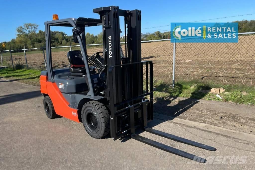 Toyota 8 FDF 25 | 2022 Diesel gaffeltrucks