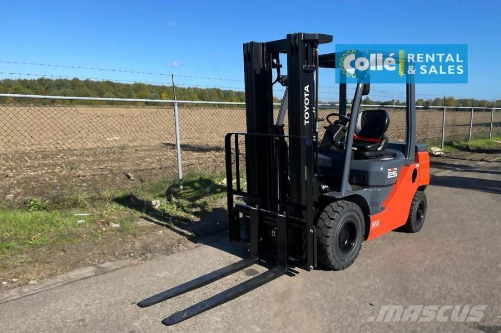 Toyota 8 FDF 25 | 2022 Diesel gaffeltrucks