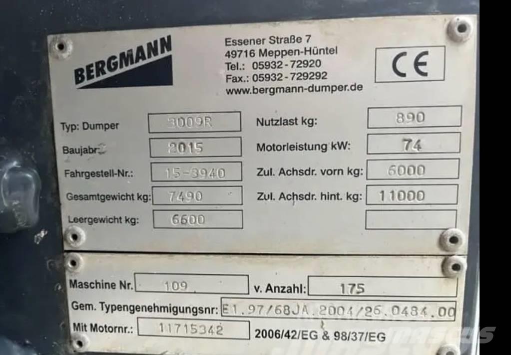 Bergmann Dumper Terrængående lastbiler