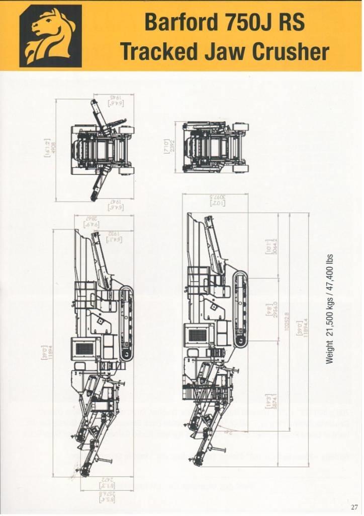 Barford 750J -RS Sorterværk