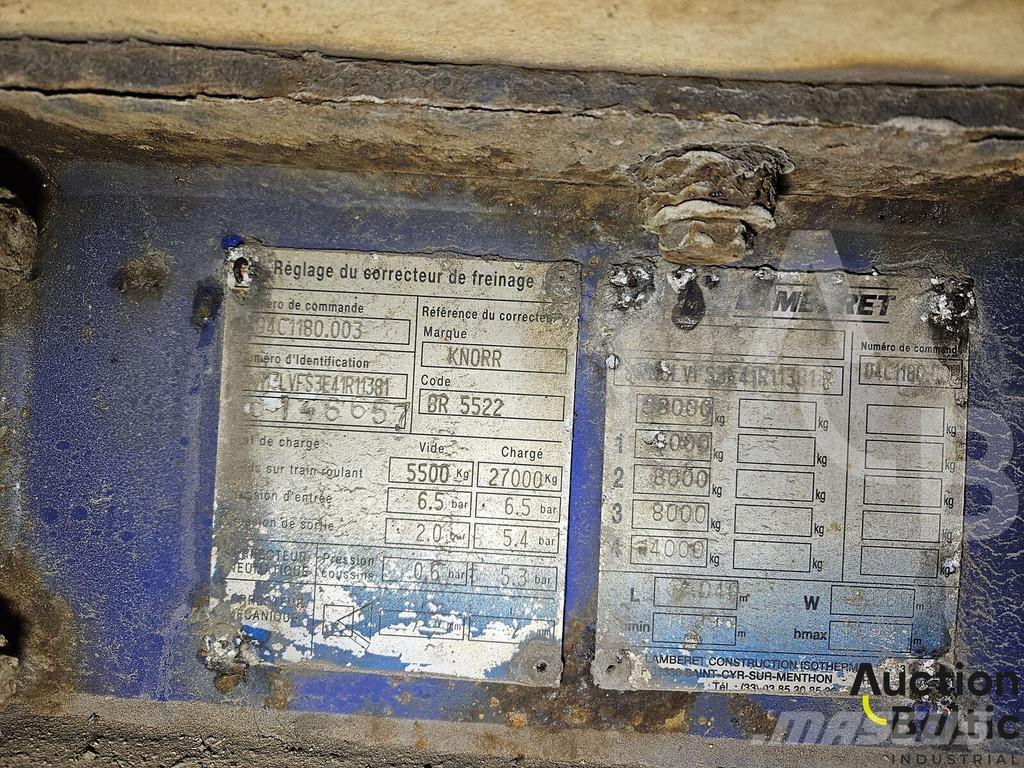 Lamberet YS-2P5 Semi-trailer med Gardinsider