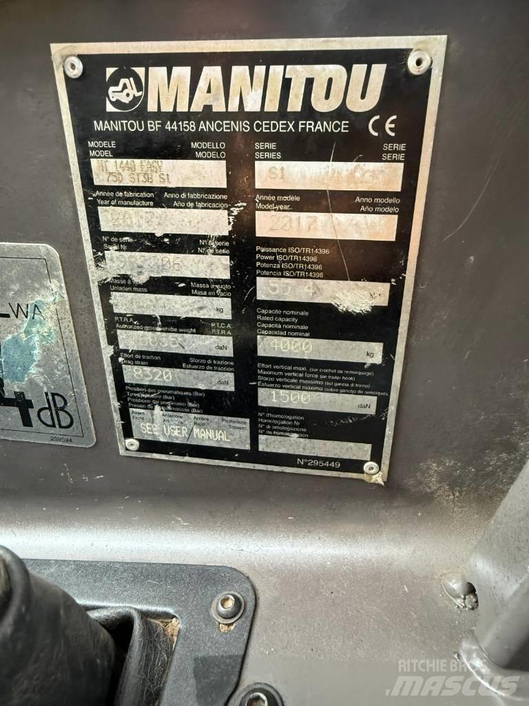 Manitou MT 1440 Teleskoplæssere